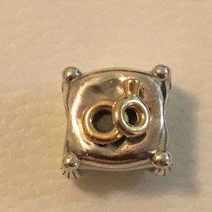Pandora Rings On A Pillow Charm